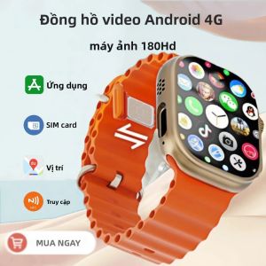 Đồng Hồ Thông Minh 4G CDS9 S9 S10 Với Bộ Nhớ 256GB Camera Xoay GPS WiFi Theo Dõi Nhịp Tim Đồng Hồ Thể Thao Dành Cho Hệ Điều Hành Android