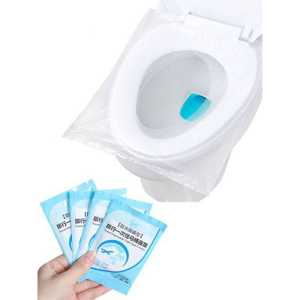 Plastik Dudukan Kloset Travel Toilet Seat Cover Disposable Alat Duduk Kloset Toilet Plastik