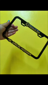 Triskelion MC Plate Frame - MC Acrylic Badge and Acrylic Plate Frame- Universal Motorcycle Accessories