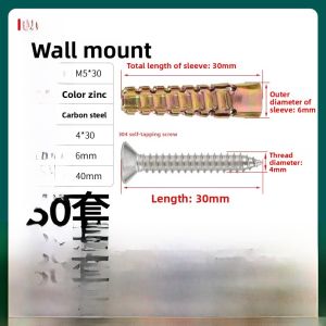Iron Toothed Wall Lizard Expansion Screw Multi-hole Brick Use Hollow Foam Lightweight Brick Iron Plug Old Hole Repair Nail