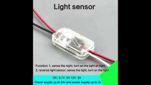 IP66 Waterproof Light Sensor Switch Auto On/Off Photocell Light Control Outdoor Indoor Lighting 12V-75V DC 3A