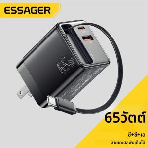 USB C Charger 65W ประเภท C Fast ชาร์จอะแดปเตอร์ชาร์จโทรศัพท์สําหรับ iPhone Samsung Xiaomi Quick Charge EU/UK ปลั๊ก Wall Charger