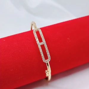 Gelang Tangan Bangle Wanita Aksesoris Fashion Awet Tahan Lama Anti Karat Cocok Untuk Harian G4-2D