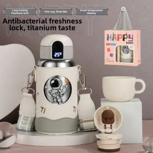 Temperature Displaying Food-Grade Titanium Insulated Cup