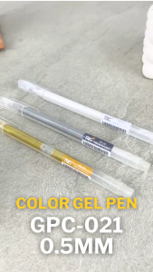 TRG Premium White Silver Gold Color Gel Pen TRG GPC-021 0.5mm - Pulpen Bolpen Pena Gel Warna 05 mm TRG