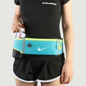 กระเป๋าคาดเอวสำหรับวิ่ง กระเป๋าใส่โทรศัพท์มือถือแบบบางเฉียบสำหรับผู้ชาย กระเป๋าคาดเอวกีฬาสำหรับกลางแจ้งกันน้ำ กระเป๋าใส่ของสำหรับออกกำลังกาย