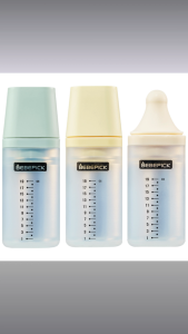 Bebepick Reusable Silicone Medicine Bottle 3P Set – Leak‑Proof Boil‑Sterilizable Ships from Korea