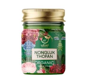 { 1 ขวด } บาล์มนงลักษณ์ เขียว ออแกนิก​ NONGLUK​  กลิ่นหอมสดชื่นสมุนไพร​