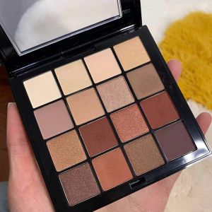 Phấn Mắt Đa Năng Màu Đất Nâu Hoàn Toàn Mới Dành Cho Người Mới Bắt Đầu Màu Khô 15 Màu Funpark F6016 Paleta Mắt