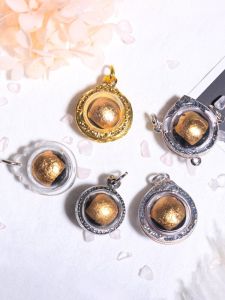 Silver Shell Buddha Amulet Necklace Bracelet Pendant Dragon Lady Yan Road Pure Silver Case Handmade Thai Craft Jewelry