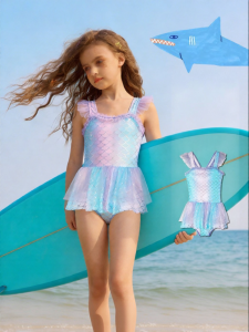PPTOWN | Sun Protection Quick Drying Girls Swimsuit