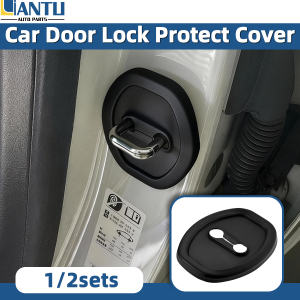 1/2SETS Universal Car Door Lock Protect Cover 4Pcs Per Set Weather Resistant Anti Rust Waterproof Premium Auto Lock Cover Parts