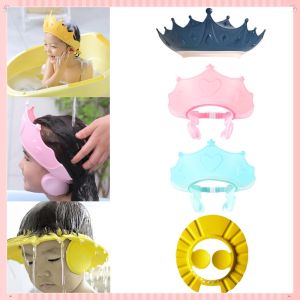 Baby Shower Cap Adjustable Eye Protection Head Water Cover Baby Care Wash Hair Shower Cap