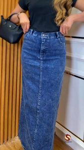 Sakaaboom Skirt Rok Snow Jeans Premium Rok Jeans Span