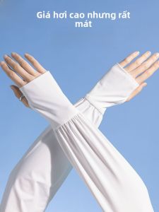 MiiOW | Tay lụa băng rộng rãi mùa hè 2025 cho nữ Tay bảo vệ chống tia UV mỏng khi đi xe đạp Tay lụa băng thoáng khí khi lái xe Tay lụa băng chống nắng