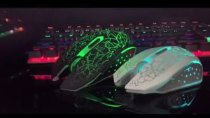 Kebidumei | KEBIDUMEI RGB Bluetooth 5.2 Mouse 2.4G Wireless Gaming Mouse Dual-Mode 6 Buttons Silent Mouse Rechargeable Office Mouse For PC