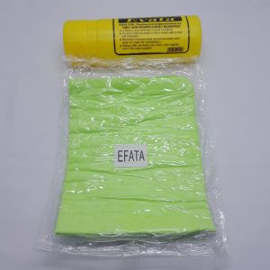 Harga Grosir Kanebo Tabung Evata Ukuran Besar 43cmx335cm Syinthetic Chamois Plus Tabung Kain Synthetic Kain Lap Varian Warna Kuning Dan Hijau