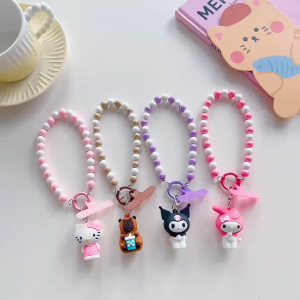 (READY STOCK)3D Kuromi Melody Kitty Capybara Tali Gantung Telefon Kartun Comel Phone Chain Strap Lanyard Cute Cartoon手机链