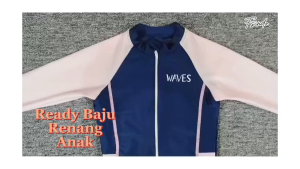 Baju Renang Cewe/cowo Lengan Panjang/Baju Renang Anak Diving Panjang/Baju Renang Jumpsuit Lengan Panjang BR7