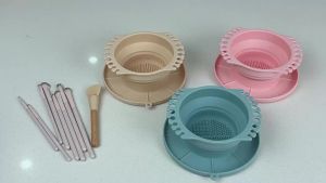 Paint Brush Washer Paint Brush Clean Rinse Cup Basin Brush Cleaning Washer Tank Organizers Brush Holder Palette For Artist Kids