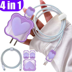 ปลอกหุ้มป้องกันสายชาร์จซิลิโคนแบบนิ่มไล่ระดับสีเคสสำหรับ Apple IPhone เครื่องป้องกันที่ชาร์จ14 13 Pro Max