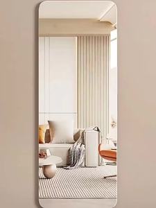 Trendy Simple Round-Corner Full-Length Mirror Home Use