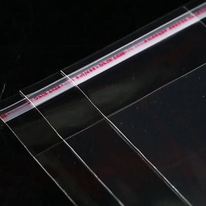 [HCM] Một gói 100--Túi OPP dán miệng bóng kiếng / túi băng keo dán miệng-Hesede