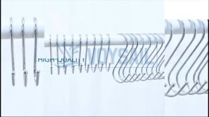Stainless Steel Heavy Type S Hook Super Load-Bearing Metal Hooks For Kitchen Coat Hanger Shop