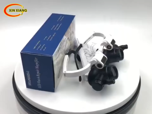 COD HKFZ Kacamata Pembesar Servis Jam Hp Watch Repair 23x Magnifier dengan 2 LED - 9892H