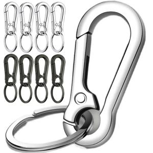 Keychain Buckle Anti-lost Waist Belt Clip Keyring Buckles Carabiner Keychains for Outdoor Climbing Sports Tools