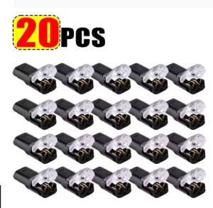 2 Pin Cáp Chống Nước Đầu Nối Cắm Xe Ô Tô Dây Điện Snap Kết Nối Dải Thiết Bị Đầu Cuối Bán Buôn Ô Tô Phụ Kiện Điện