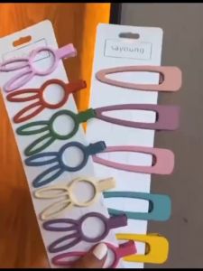 ✅100% Original MIXX 6/5Pcs Fashionable Korean Clip Set Girl Simple Accessories