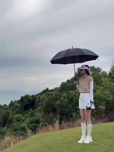 SWAN LOVE GOLF | New Summer Ice-silk Sun Protection Dress with Faux Double Layer