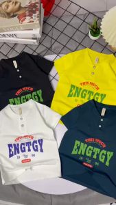 Áo thun cổ trụ bo ngắn tay cho bé trai chất liệu thun cotton 100% co giản 4 chiều mềm mịn mát cho bé từ 8-37kg