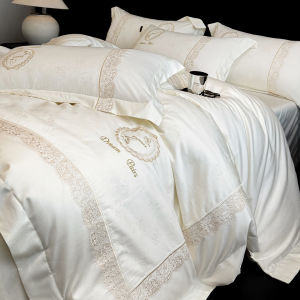 MANYILUN | High Quality 100 Counts Long-staple Cotton Full Cotton Comfort Bedding Set