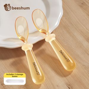 Beeshum | Baby Feeding Training Spoon Silicone PPSU