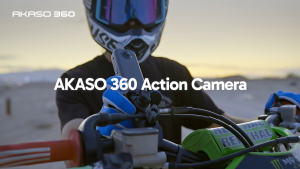 AKASO 360 | 5.7K 360 Video | 72MP 360 Photo | Dual 1/2" 48MP Sensors | 360 Horizon Lock | 2.29" Hi-Res TouchScreen