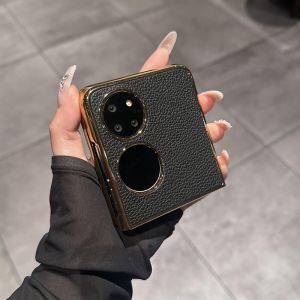 CHUANGYIWEI | Plated Leather Embossed Anti-Drop Phone Case