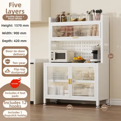 DIBIOU | Multifunctional Kitchen Storage Rack Multi-tiered Standing
