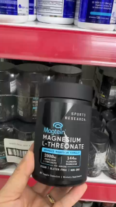 Sports Research Magtein Magnesium L-Threonate 2000mg – Hỗ Trợ Não Bộ Giảm Căng Thẳng & Giấc Ngủ Sâu