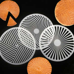 Silicon spiral stencil for galette Kings Cake Printing Mold Epiphany New Year Crispy Texture Imprinting Mold GALETTE DES ROIS