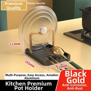 Multifunctional Pot Lid Organizer Stand
