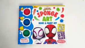 Marvel Spidey & Amazing Friends Sponge Art Book & Paint Set Activity book