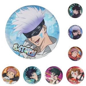 58mm Anime Jujutsu Kaisen Itadori Yuji Ryomen Sukuna Zenin Maki Cosplay COSTUME Badge Pin SPTE Tinplate Brooch Prop Xmas Gilf﻿