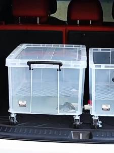 TEKANAI | DIY Filtered Aquatic Turtle Habitat Plastic Transparent Storage Box