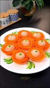 Dụng Cụ Tỉa Hoa Cà Rốt Nạo Củ Quả xoáy hình hoa dễ dàng
