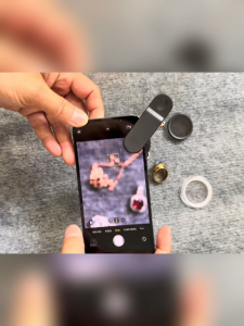 Kính chụp ảnh Cận Nail Macro Close Up +4 +10 rộng 67mm cho điện thoại và máy ảnh Quay video nail nối mi spa - 951
