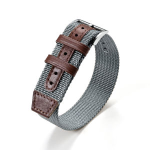 Đa Năng 20mm 22mm Đen Kaki Quân Đội Da Thật Chính Hãng Da Dây Nylon Dệt Vải Thể Thao Khóa Pin Dây Đồng Hồ Vòng Tay Cho Hamilton