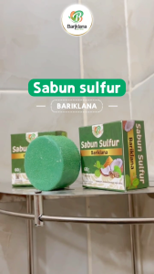 Sabun Sulfur Bariklana 60gr – Solusi Herbal Ampuh Atasi Gatal & Penyakit Kulit Doyo Herbal