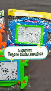 Toys Drawing board magnetic / papan tulis magnetik / hapus Gambar Tulis Model Kotak MA-01